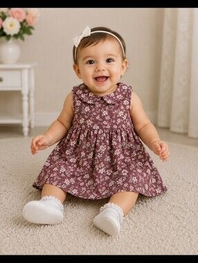 Floral Sleeveless Summer Dress